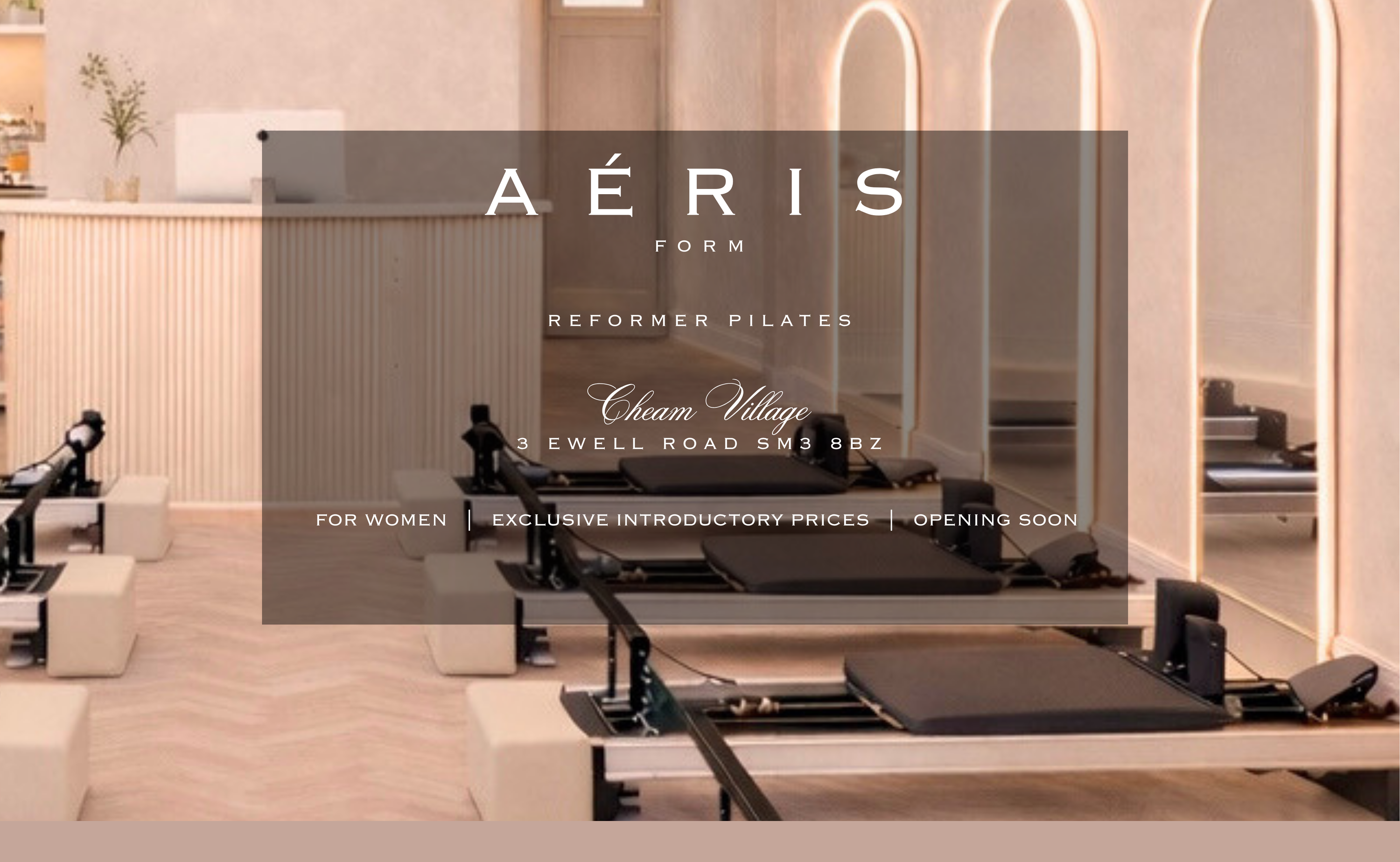 AERIS landing page desktop